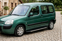 Peugeot Partner 1996–2008 Duru zijtreden (set van 2, aluminium) foto 1