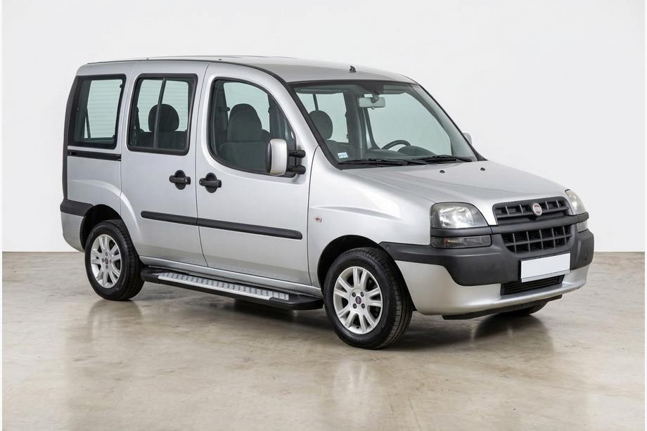 Fiat Doblo I 2001–2005 Zijsteps Allmond Grey (2 stuks, aluminium) Image