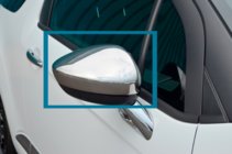 Citroen DS-4 2010–2015 Spiegelkappen (2 stuks, RVS) foto 2