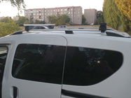 Dacia Dokker 2013–2022 Dakdragers (dwarsbalken) voor standaard dakrails, afsluitbaar Wizard V1 (2 stuks) foto 2