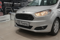 Ford Courier 2014–2023 Chroom sierlijsten voor mistlampen (2014-2018, 2 st, RVS) foto 1