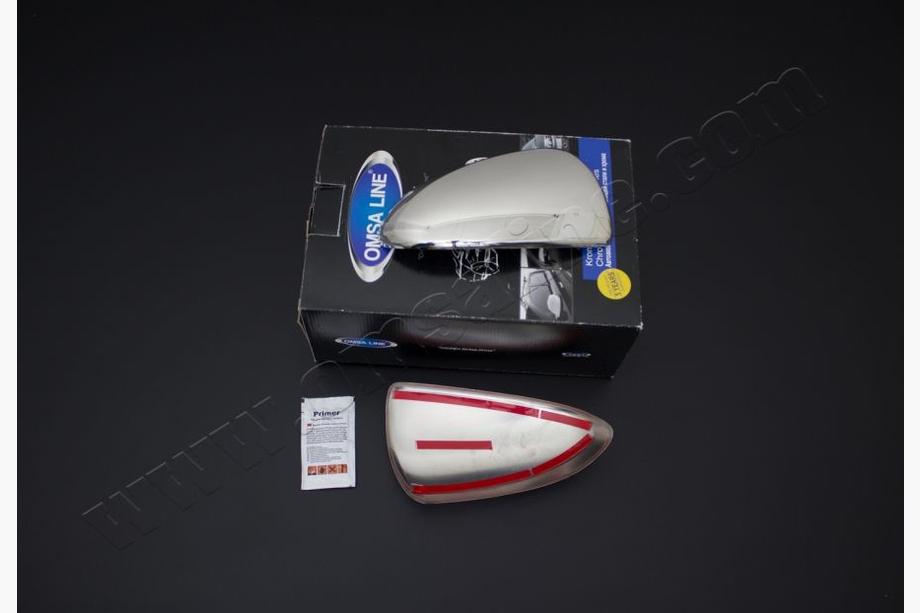 Smart 2007–2014 RVS spiegelkappen (set van 2) Image