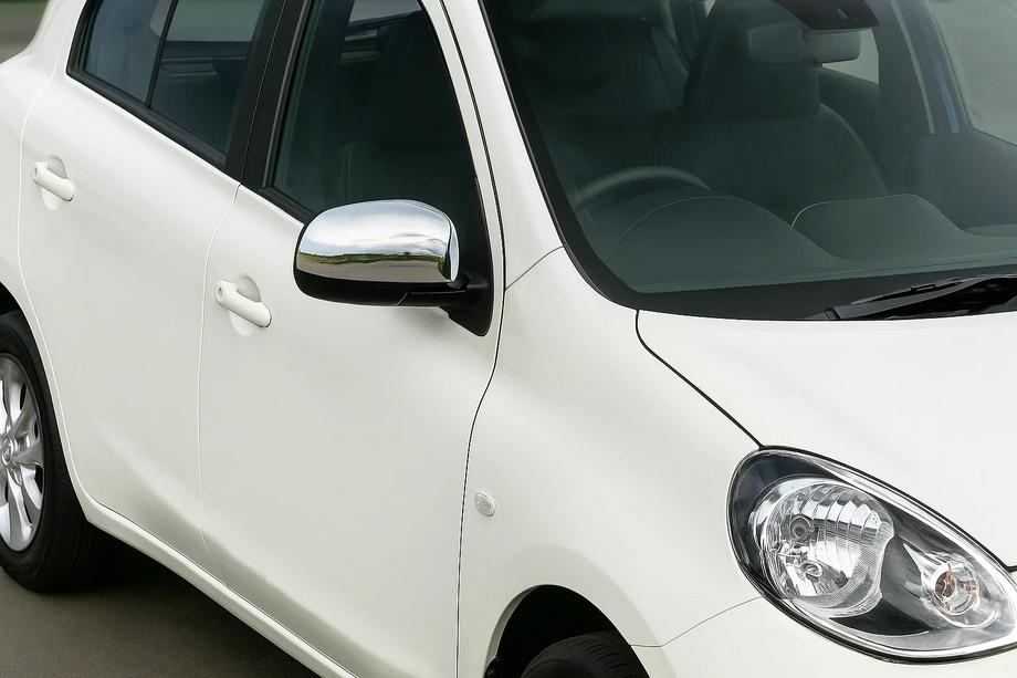 Nissan Note 2012–2020 RVS spiegelkappen (set van 2) Image