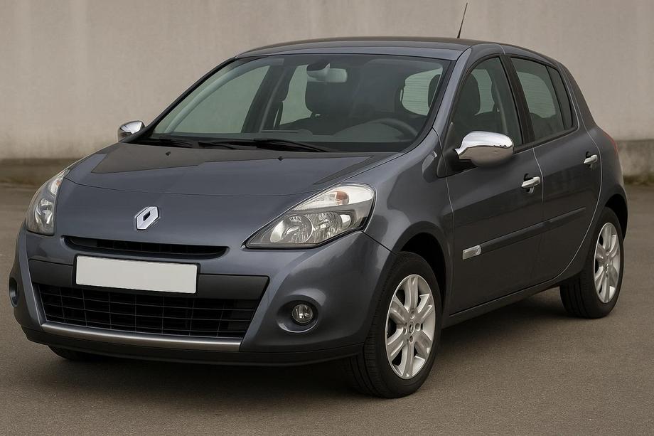 Renault Clio III 2005–2012 RVS spiegelkappen (set van 2) Image