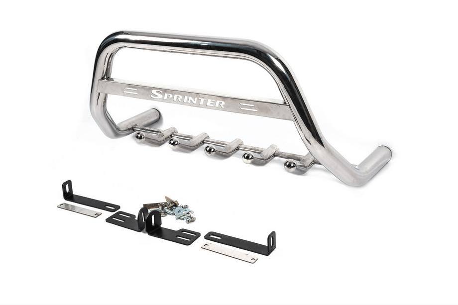 Mercedes Sprinter W906 2006–2018 RVS bullbar WT003 60 mm, zonder opschrift Foto 5