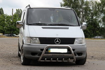 Mercedes Vito W638 1996–2003 Bullbar WT003/4 (RVS) met opschrift, 60 mm foto 4