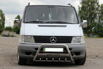 Mercedes Vito W638 1996–2003 Bullbar WT003/4 (RVS) met opschrift, 60 mm foto 3