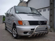 Mercedes Vito W638 1996–2003 Bullbar WT003/4 (RVS) met opschrift, 60 mm foto 6