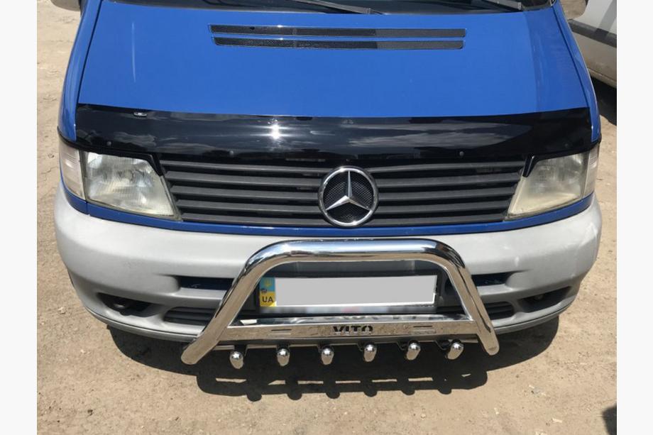 Mercedes Vito W638 1996–2003 Bullbar WT003/4 (RVS) met opschrift, 60 mm Image