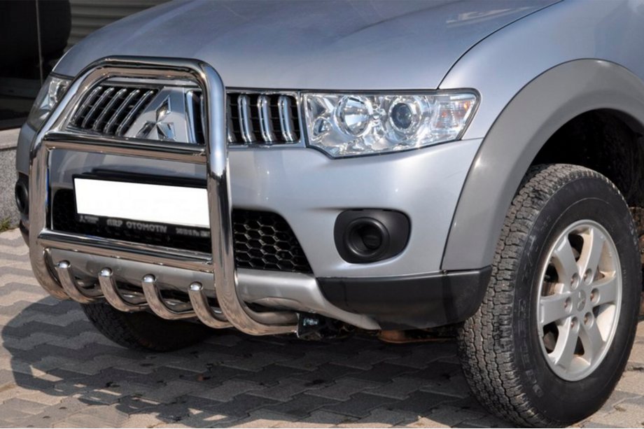 Mitsubishi L200 2006–2015 RVS bullbar QT007 Foto 2
