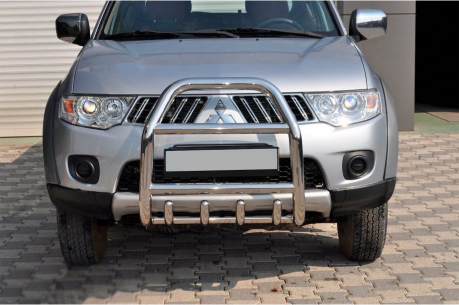 Mitsubishi L200 2006–2015 RVS bullbar QT007 Foto 1