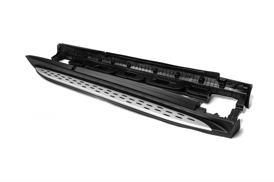 Mercedes GLE/ML-klasse W166 2011–2018 Zijdrempels origineel design (set van 2, aluminium) Foto 4