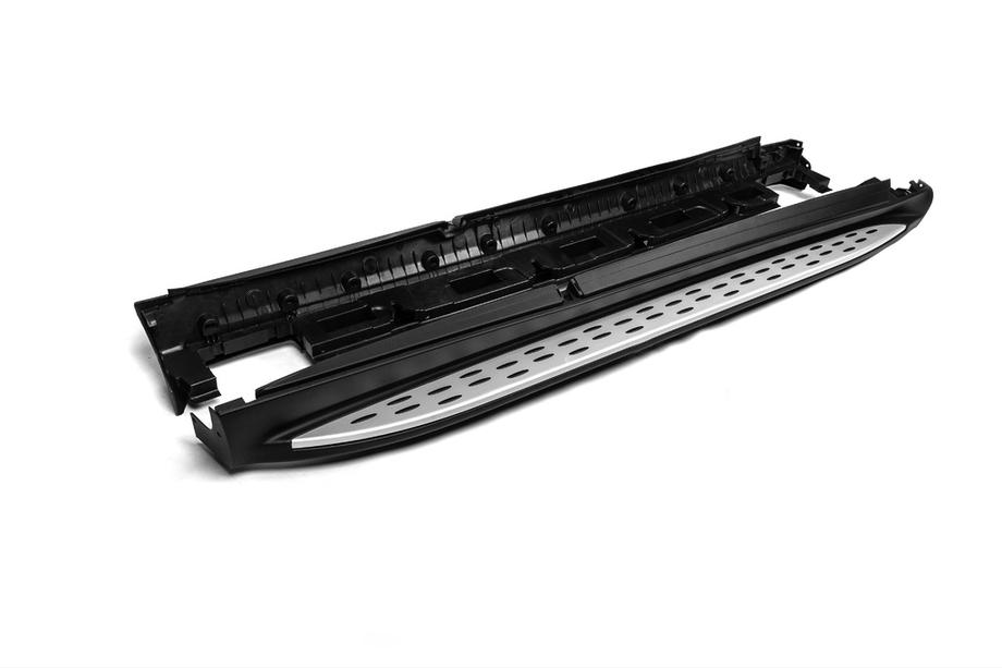 Mercedes GLE/ML-klasse W166 2011–2018 Zijdrempels origineel design (set van 2, aluminium) Foto 5