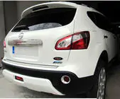 Nissan Qashqai 2007–2010 Meliset achterdiffuser (spuitklaar) foto 1
