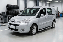 Citroen Berlingo 2008–2018 Maydos V1 zijtreden (set 2 stuks, aluminium + RVS) foto 1