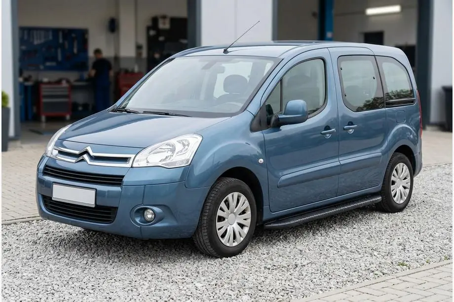 Citroen Berlingo 2008–2018 Bosphorus Black side steps (2 st., aluminium) Image