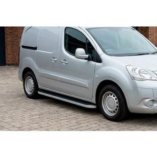Side steps Tayga Grey (set van 2, aluminium) Peugeot Partner Tepee 2008–2018 foto 1