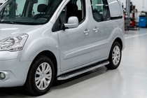 Peugeot Partner Tepee 2008–2018 Maydos V1 zijtreden (set 2 stuks, aluminium + RVS) foto 1