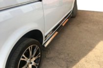 Volkswagen T5 Transporter 2003–2010 Sidebars (set van 2, RVS) 60 mm, korte wielbasis foto 11