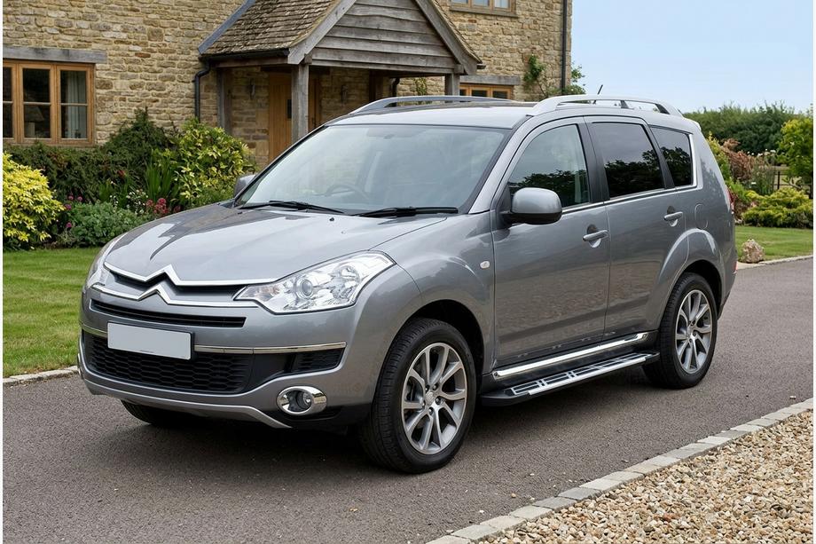 Citroen C-Crosser 2007–2013 Sunrise side steps (set van 2, aluminium) Image