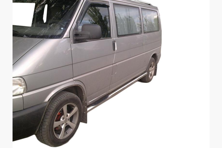 Volkswagen T4 Transporter 1990–2003 Sidebars (set van 2, RVS) 60 mm, lange wielbasis Image