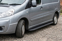 Citroen Jumpy 2007–2017 Bosphorus Black side steps (2 st., aluminium) Korte wielbasis foto 1