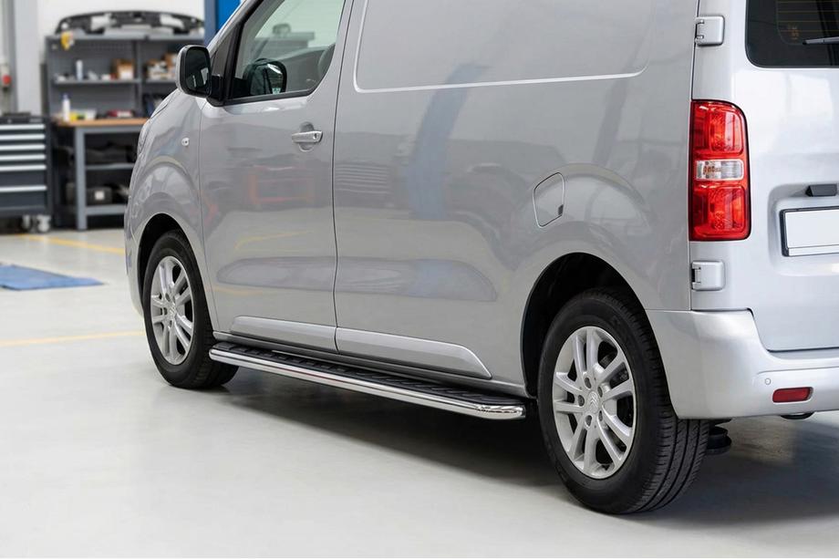 Peugeot Expert 2007–2016 Maydos V1 zijtreden (set 2 stuks, aluminium + RVS) Image