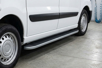 Peugeot Expert 2007–2016 Side steps Tayga Grey (set van 2, aluminium) foto 1