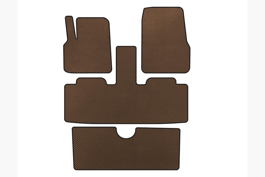 Renault Espace 2002–2014 EVA automatten (3 rijen, 7-zits, bruin) Image