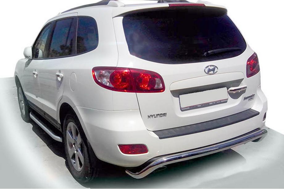 Hyundai Santa Fe 2 2006–2012 Achterbeugel AK007 (RVS) Image