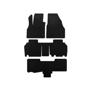 EVA automatten voor interieur (3 rijen, 5-deurs/7-zits, zwart) Renault Kangoo 2008–2020
