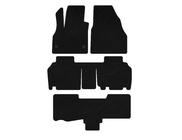 Renault Kangoo 2008–2020 Premium textielen automatten (3 rijen, 5-deurs/7-zits, zwart) foto 1