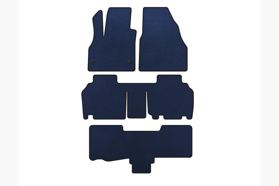 Renault Kangoo 2008–2020 EVA automatten (3 rijen, 5-deurs/7-zits, blauw) Image