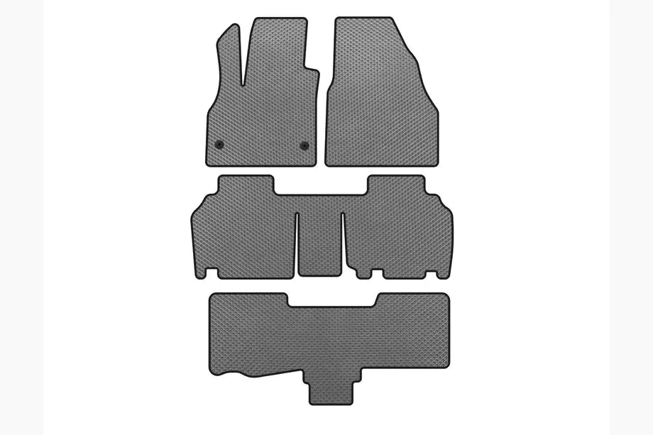 Renault Kangoo 2008–2020 EVA automatten (3 rijen, 5-deurs/7-zits, grijs) Image