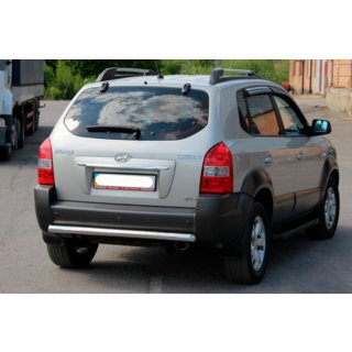 Achterbeschermbeugel AK002 (RVS) Hyundai Tucson JM 2004– foto 2