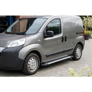 Line side steps (set van 2, aluminium) Peugeot Bipper 2008–2017 foto 1