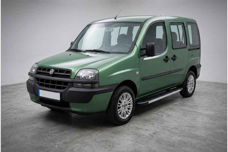 Fiat Doblo I 2001–2005 Duru zijtreden (set van 2, aluminium) Image