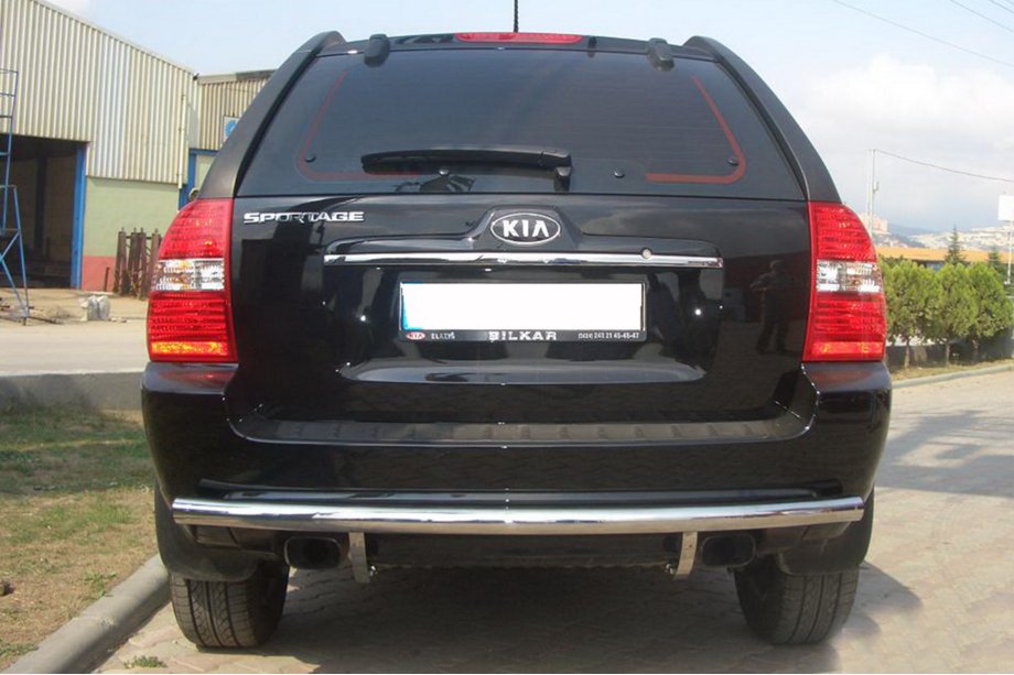 Kia Sportage 2004–2010 Achterbeschermbeugel AK002 (RVS) Image