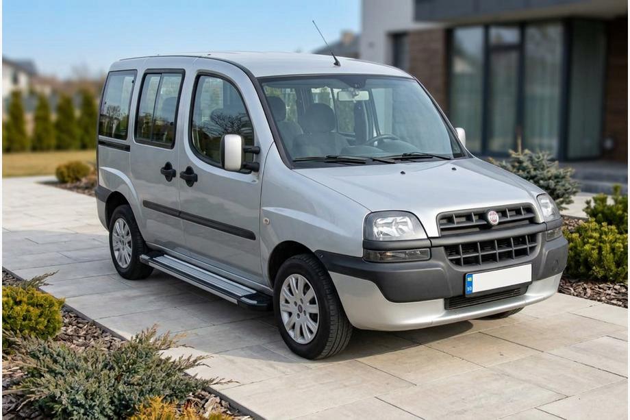 Fiat Doblo I 2001–2005 Rainbow zijtreden (set van 2, aluminium) Image