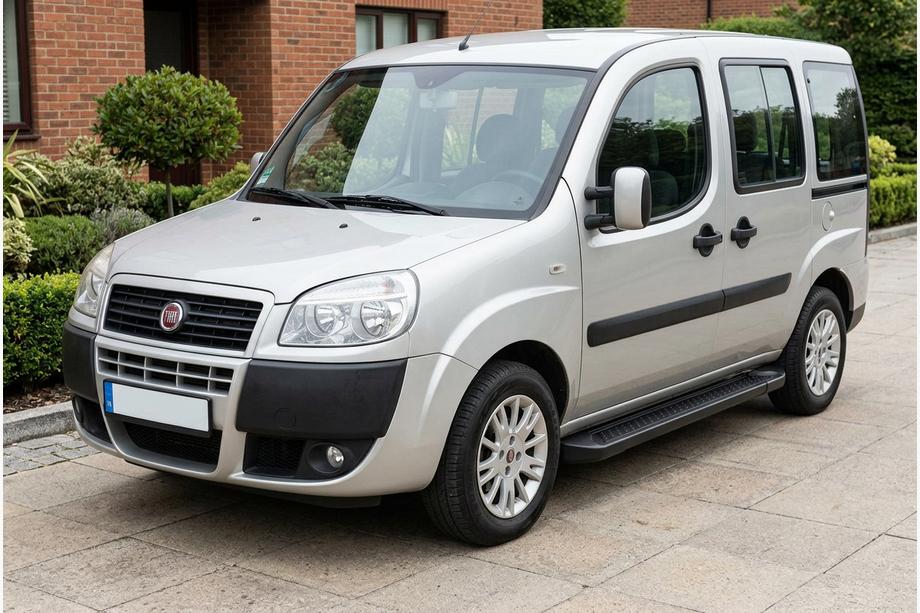 Fiat Doblo I 2005–2010 Allmond Black zijtreden (2 st., aluminium) Image