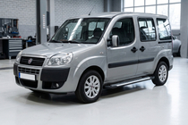 Fiat Doblo I 2005–2010 Line side steps (set van 2, aluminium) foto 1