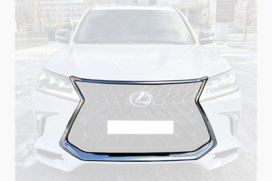 Lexus LX570/450d 2008–2022 Chroom grillelijst (voor TRD 2016+) Image