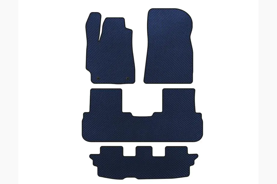 Toyota Highlander 2008–2013 EVA automatten (3 rijen, blauw) Image