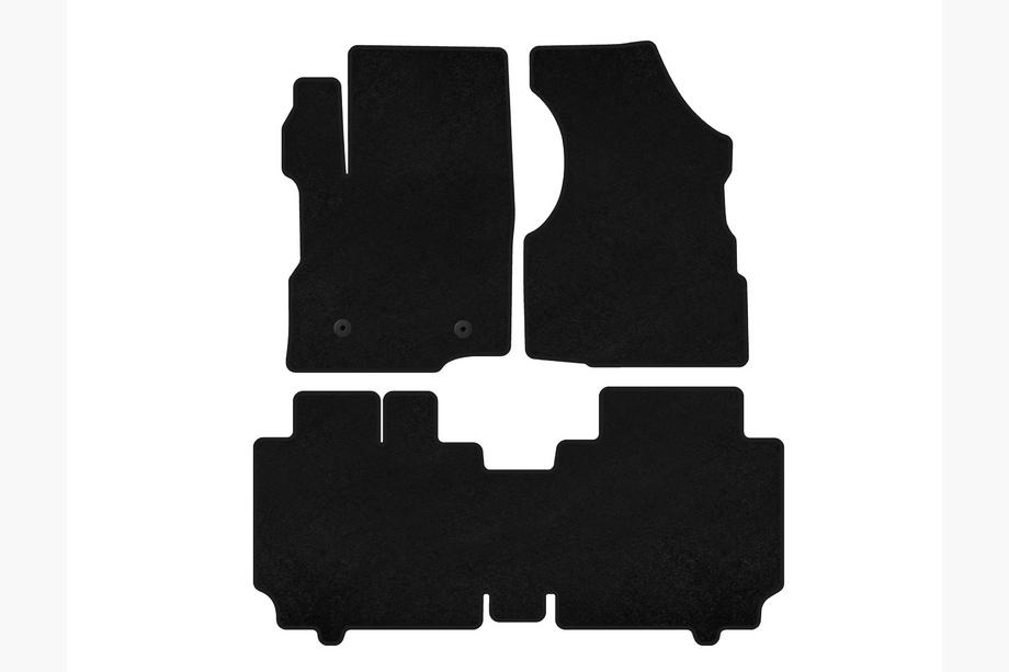 Chevrolet Equinox 2009–2016 Deluxe velours automatten (2015-2017, Zwart) Image