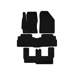 Premium textiele automatten (3 rijen, 7-zits, zwart) foto 1