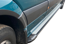Mercedes Sprinter W906 2006–2018 Rainbow zijtreden (set van 2, aluminium) Lang/Extra lang foto 1