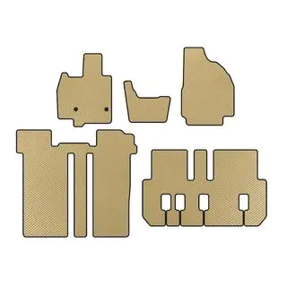 EVA automatten (3 rijen, 6-zits, beige)