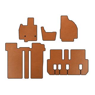 EVA automatten (3 rijen, 6-zits, oranje)