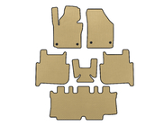 Volkswagen Touran 2003–2010 EVA automatten (3 rijen, 2006-2010, 7-zits, beige) foto 1