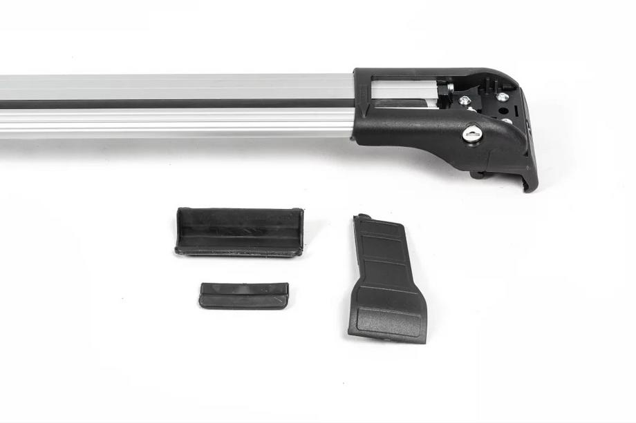 Citroen Berlingo/Multispace 2018– Dakdragers (dwarsbalken) voor geïntegreerde dakrails Wingbar V2 (2 stuks) Grijs Foto 11